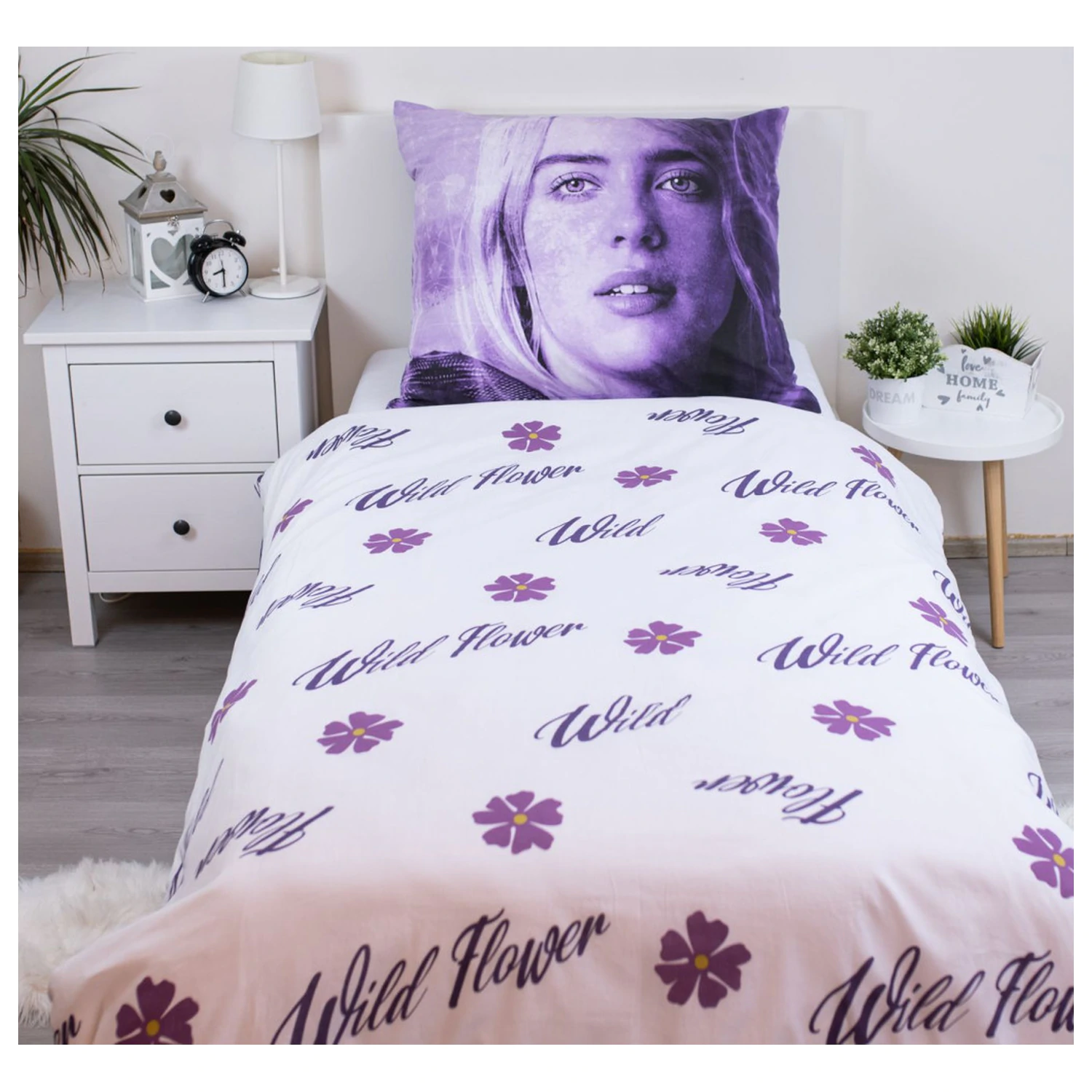 Billie Eilish Wild Flower Navlaka za poplun fotografija proizvoda