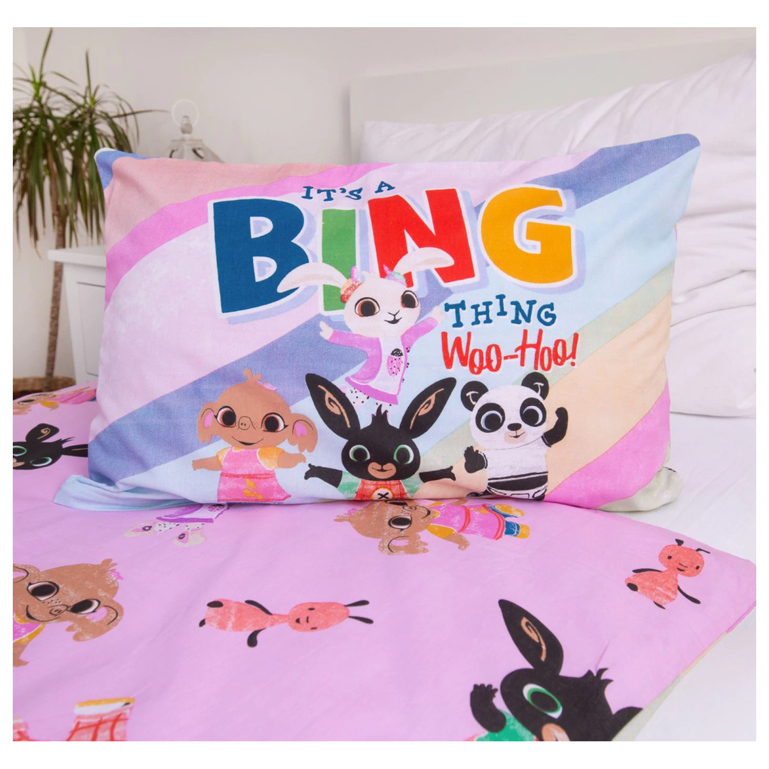 Bing It's a Thing Kids', Preschool navlaka za poplun set 100x135 cm, 40x60 cm fotografija proizvoda