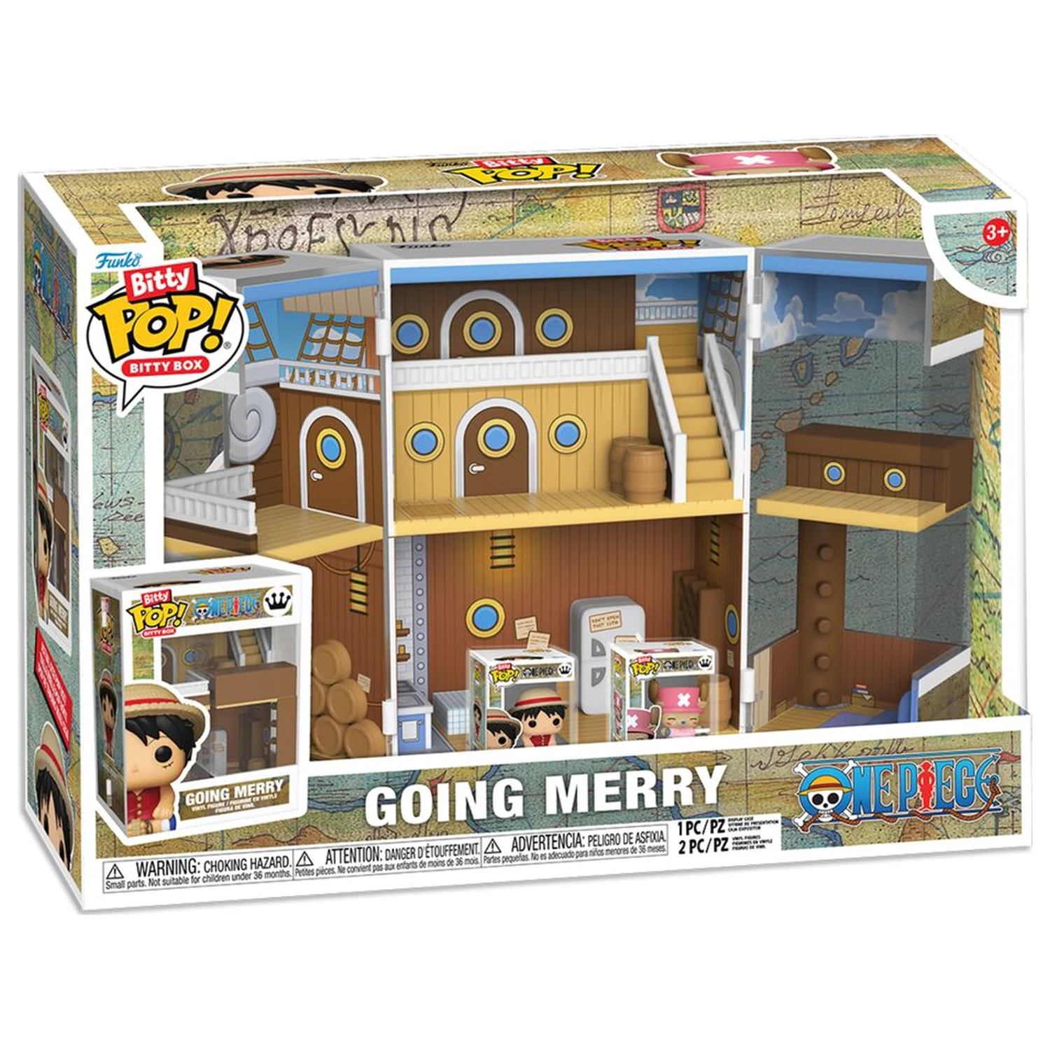 Bitty kutijice figura One Piece Going Merry fotografija proizvoda