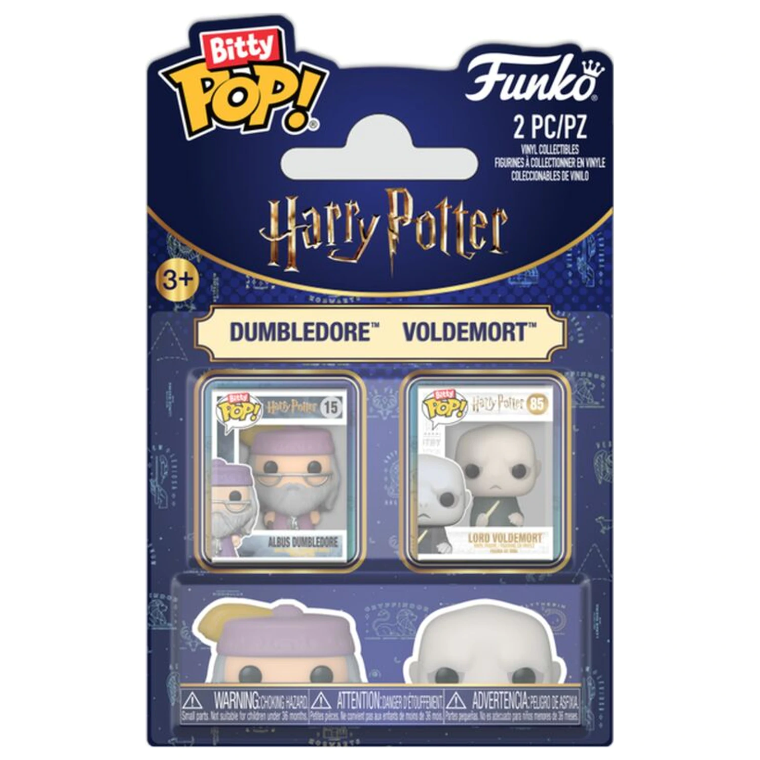 Bitty Funko POP pakiranje 2 figurice Harry Potter Dumbledore & Voldemort fotografija proizvoda