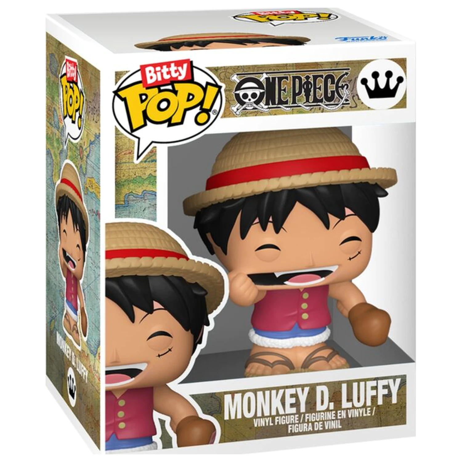 Bitty Funko POP pakiranje 2 figurice One Piece Luffy & Nami fotografija proizvoda