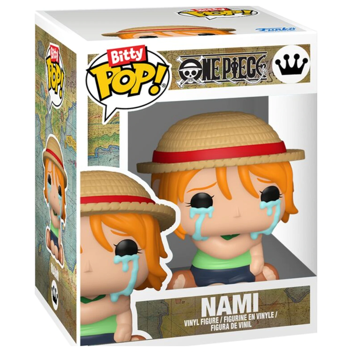 Bitty Funko POP pakiranje 2 figurice One Piece Luffy & Nami fotografija proizvoda