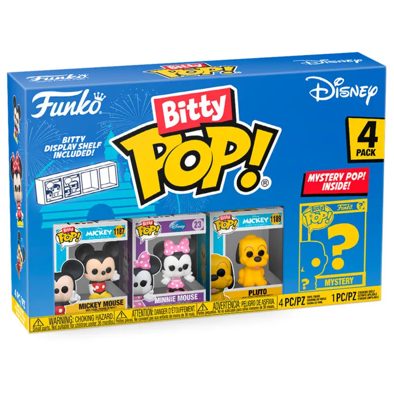 Disney Bitty POP! Vinilna figura 4-Pack Mickey 2,5 cm fotografija proizvoda