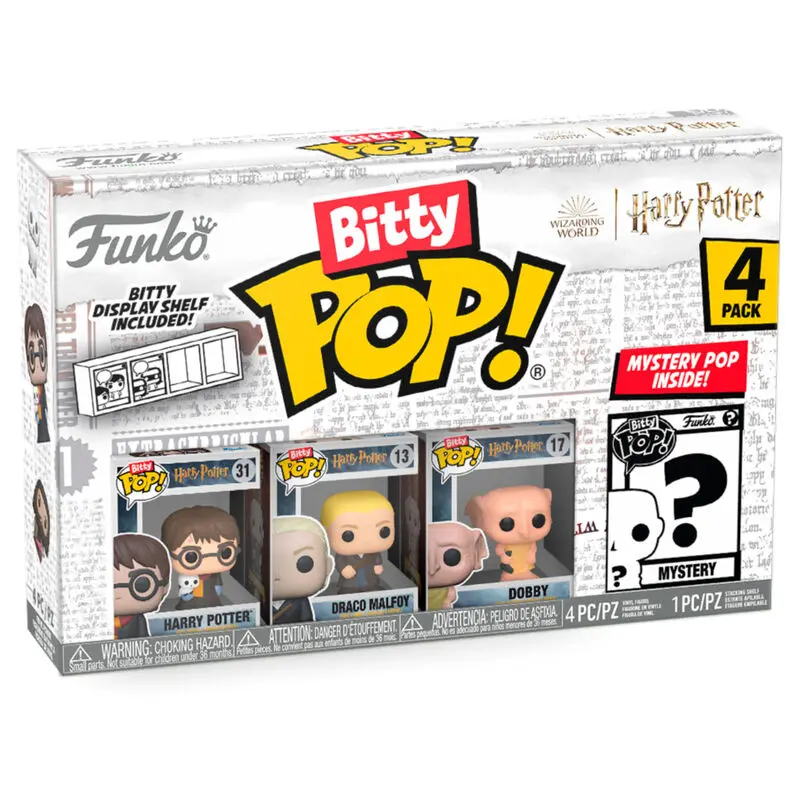 Harry Potter Bitty POP! Vinilna Figura 4-Pack Harry 2,5 cm fotografija proizvoda