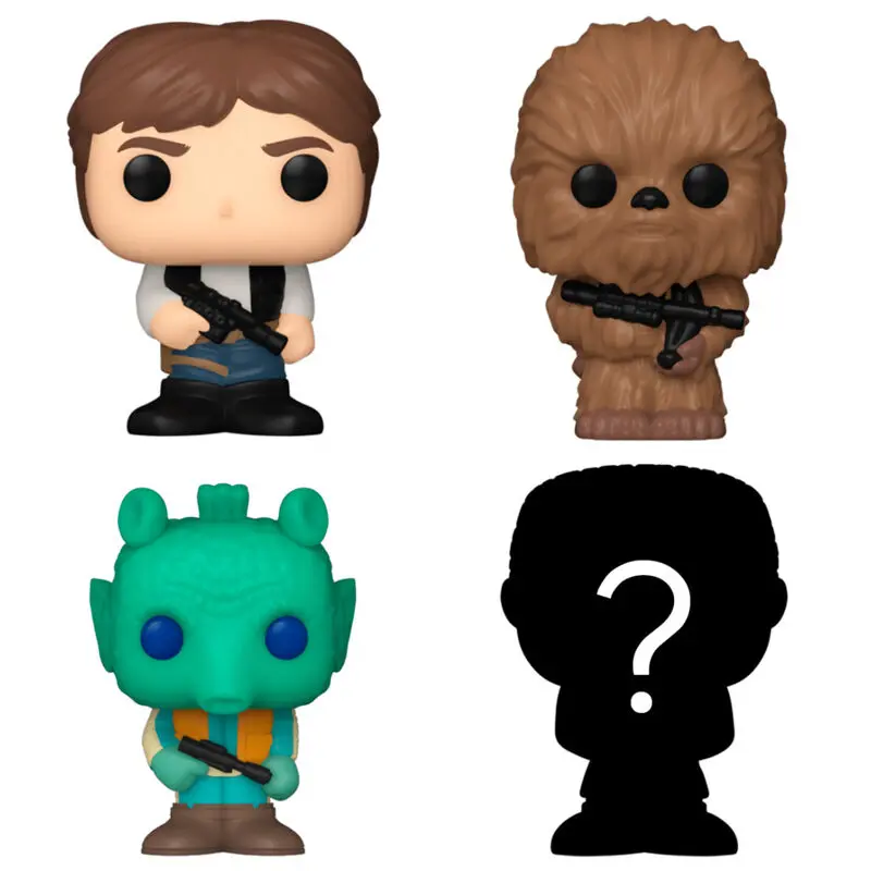 Star Wars Bitty POP! Vinilna figura 4-Pack Han Solo 2,5 cm fotografija proizvoda