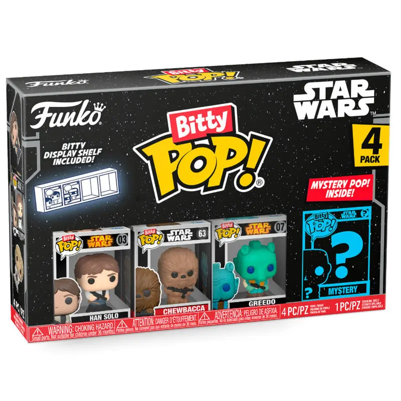 Star Wars Bitty POP! Vinilna figura 4-Pack Han Solo 2,5 cm fotografija proizvoda