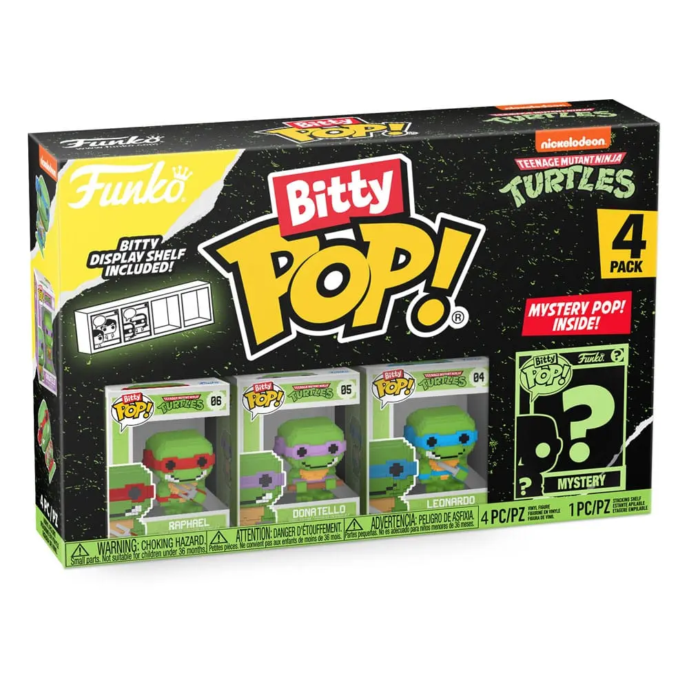 Teenage Mutant Ninja Turtles Bitty POP! Vinilna figura 4-Pack 8-Bit 2,5 cm fotografija proizvoda