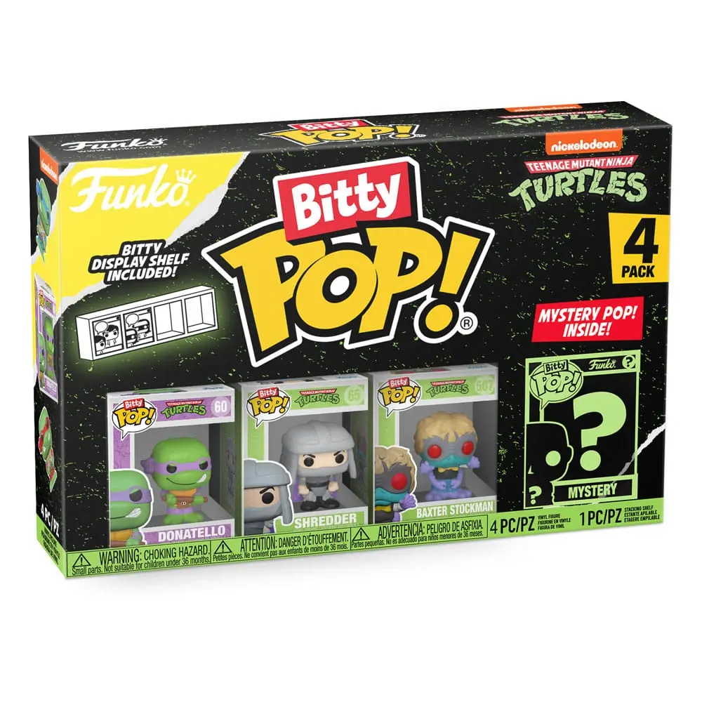 Teenage Mutant Ninja Turtles Bitty POP! Vinilna figura 4-Pack Donatello 2,5 cm fotografija proizvoda