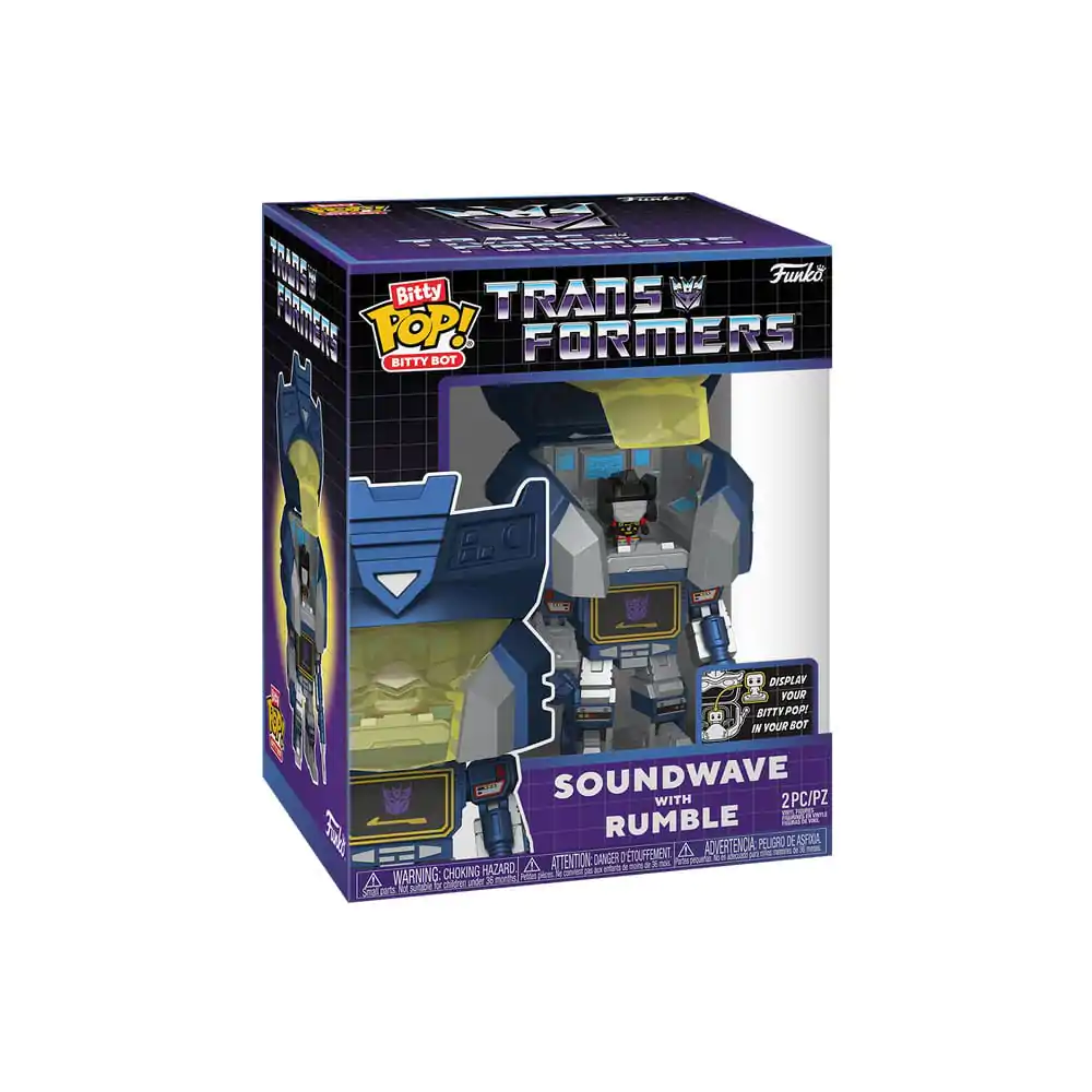 Bitty Funko POP! Bots Set Figura TR- Soundwave 2,5 cm fotografija proizvoda