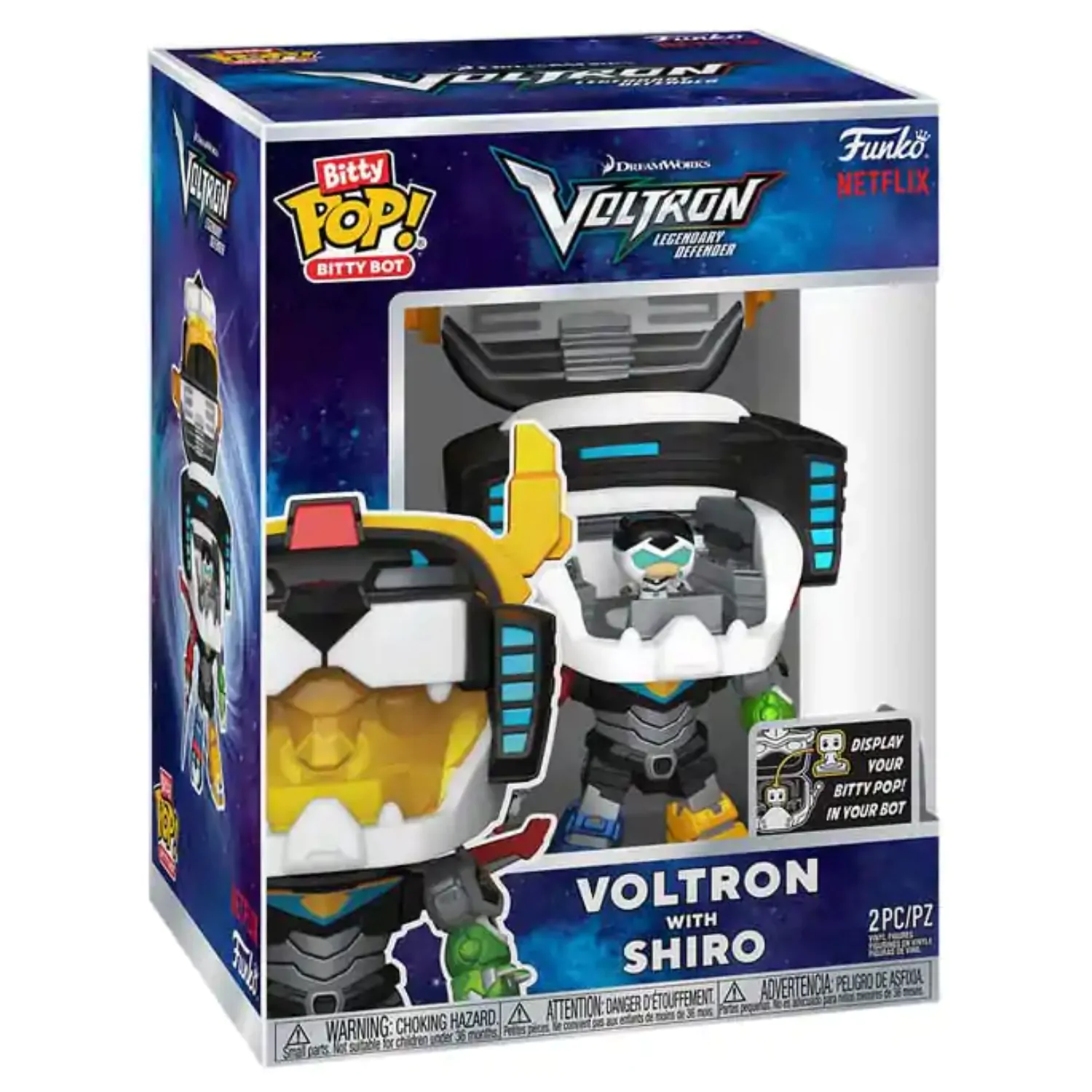 Bitty Funko POP! Bots Figure Pack Voltron - Voltron 2,5 cm Figurica fotografija proizvoda