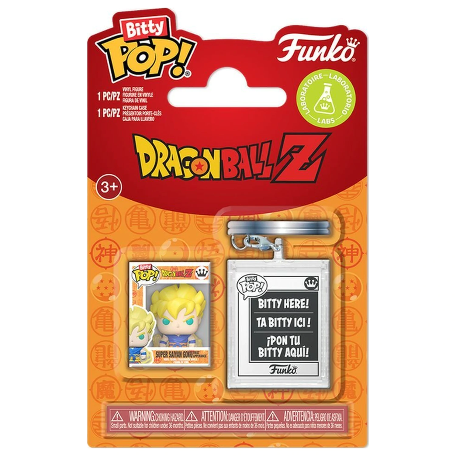Bitty Funko POP figura i privjesak za ključeve Dragon Ball Super Saiyan Goku fotografija proizvoda