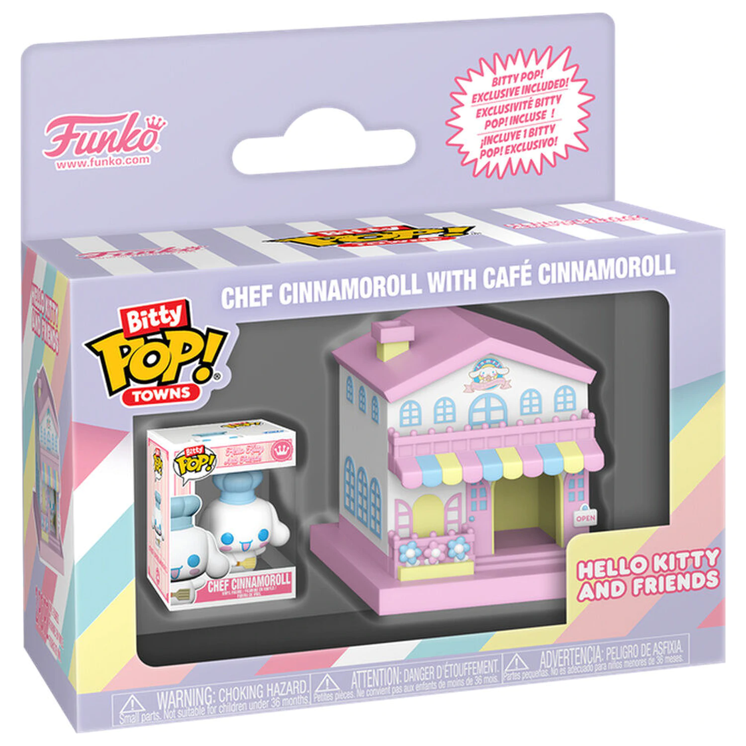 Bitty Funko POP figure Town Hello Kitty and Friends Chef Cinnamoroll With Cafe Cinnamoroll fotografija proizvoda