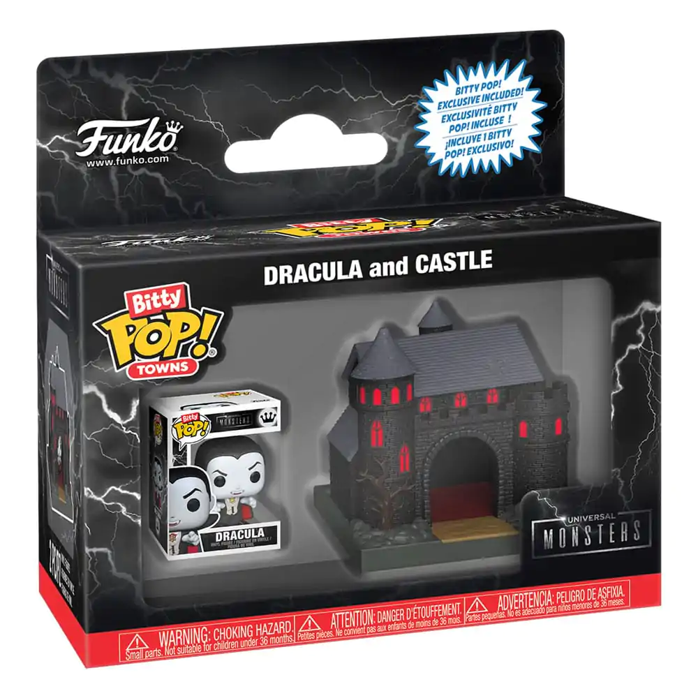 Bitty Funko POP figura Town Universal Monsters Dracula and Castle fotografija proizvoda