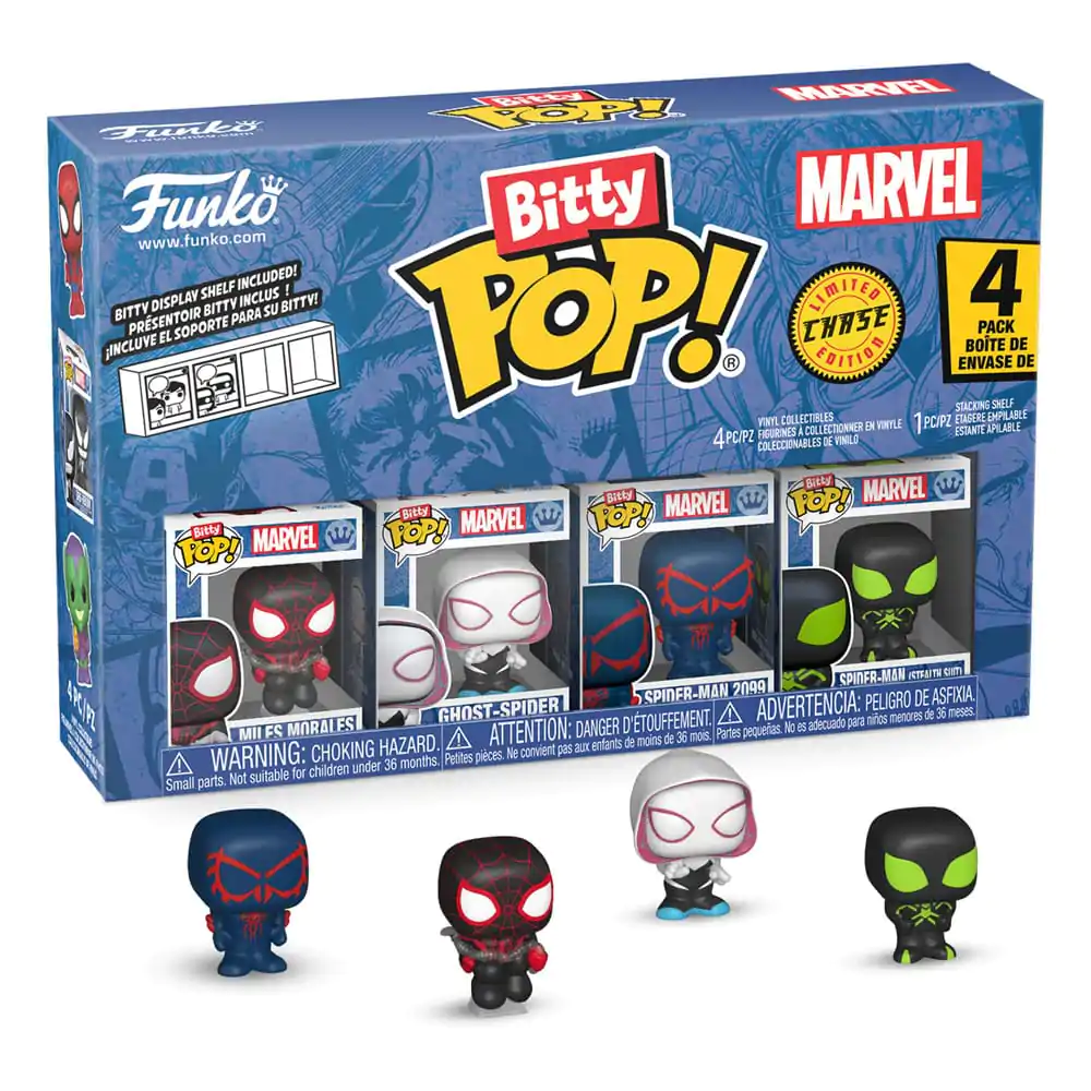 Bitty Funko POP Marvel Spider-Man Miles Vinil Figurica 4-Pack Morales fotografija proizvoda