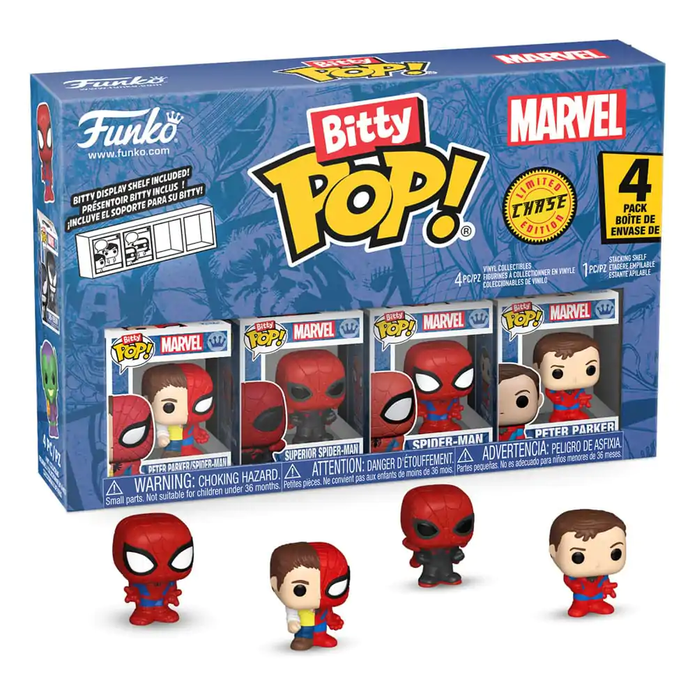 Bitty Funko POP Marvel Spider-Man Vinyl Figure 4-Pack set fotografija proizvoda