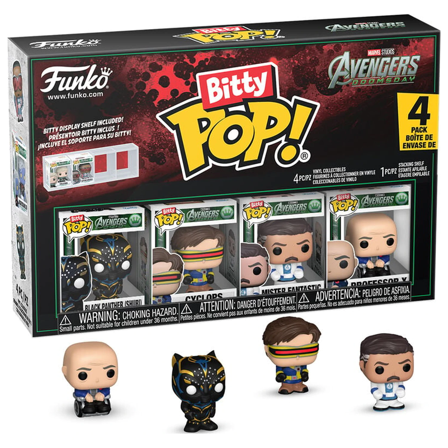 Bitty Funko POP Marvel Studios Avengers pakiranje od 4 figure Doomsday fotografija proizvoda
