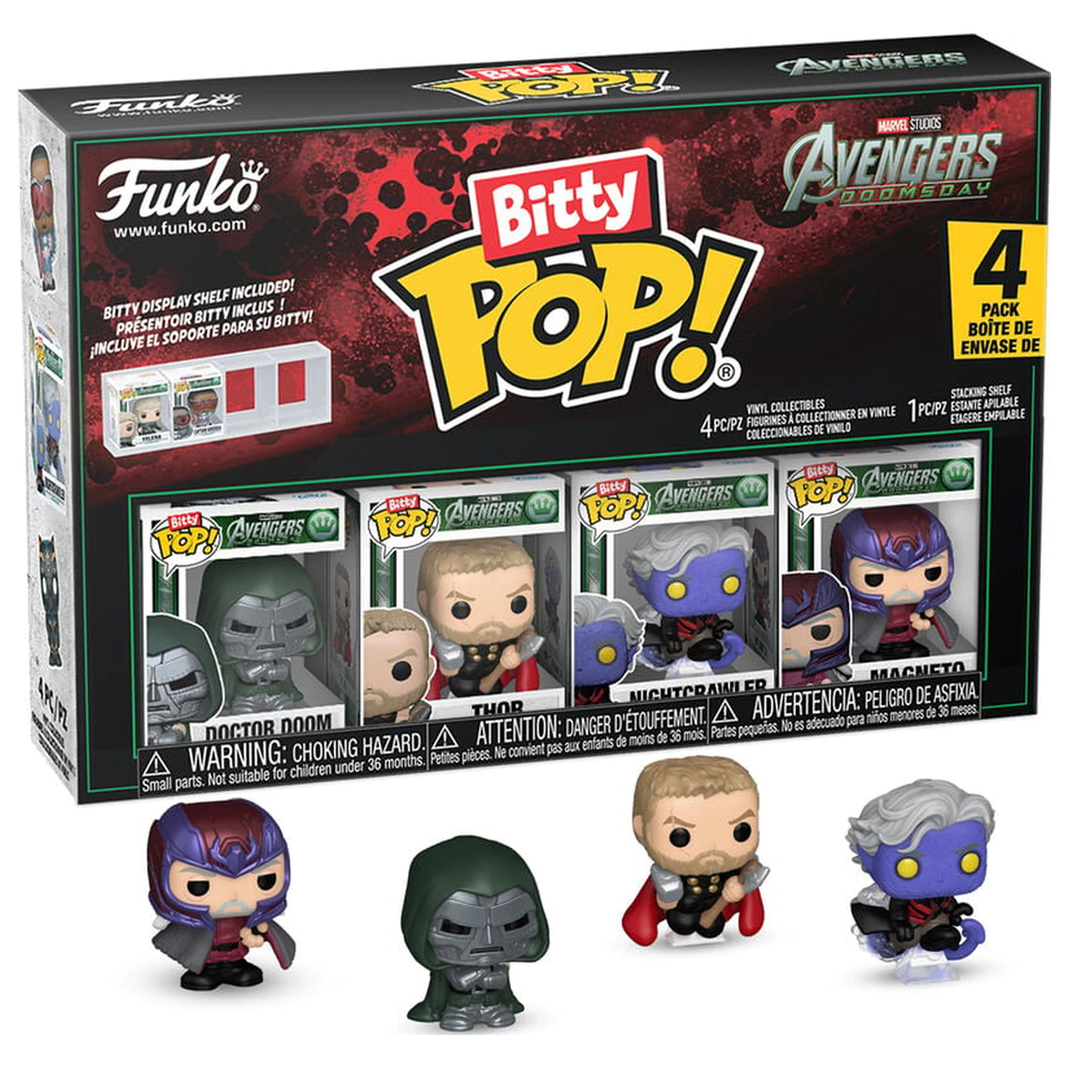Bitty Funko POP Marvel Studios Avengers set od 4 figure Doomsday fotografija proizvoda