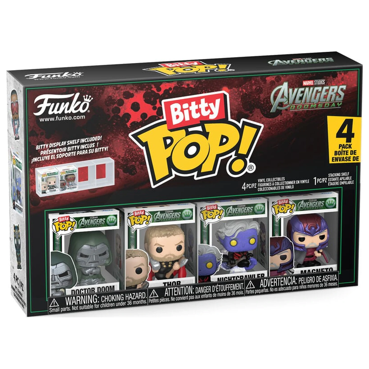 Bitty Funko POP Marvel Studios Avengers set od 4 figure Doomsday fotografija proizvoda