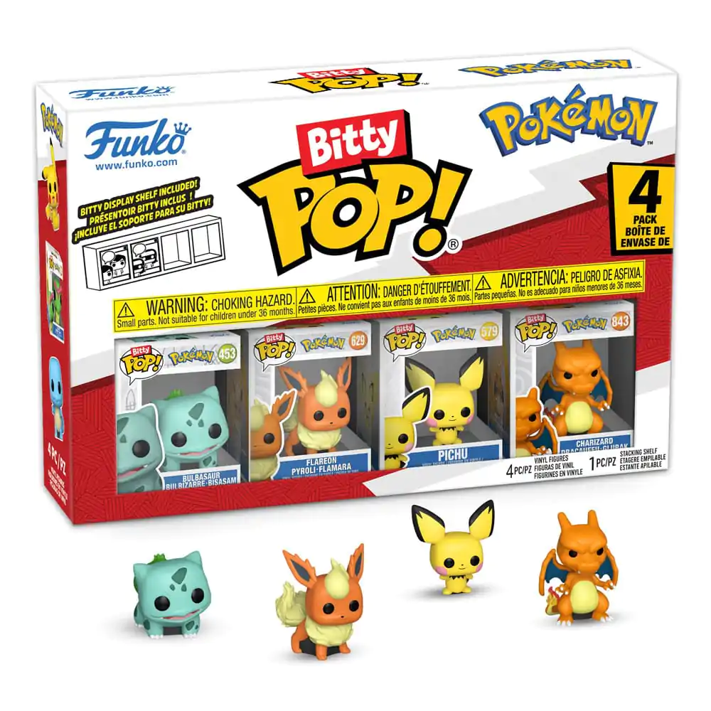 Bitty Funko POP Pokemon Vinyl Figure set od 4 Bulbasaur figurica fotografija proizvoda
