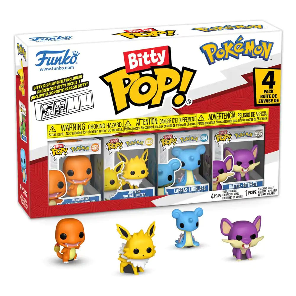 Bitty Funko POP Pokemon Vinyl figure u pakiranju od 4 komada Charmander fotografija proizvoda