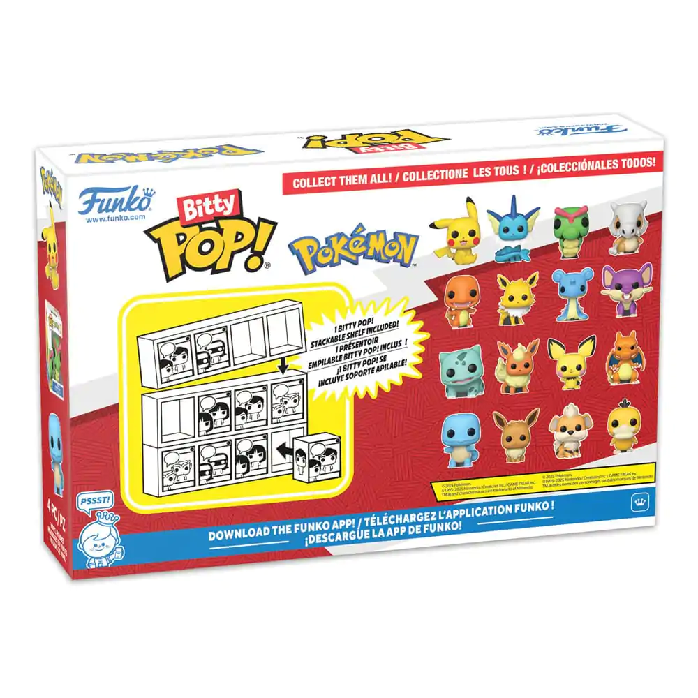 Bitty Funko POP Pokemon Vinyl figure u pakiranju od 4 komada Charmander fotografija proizvoda
