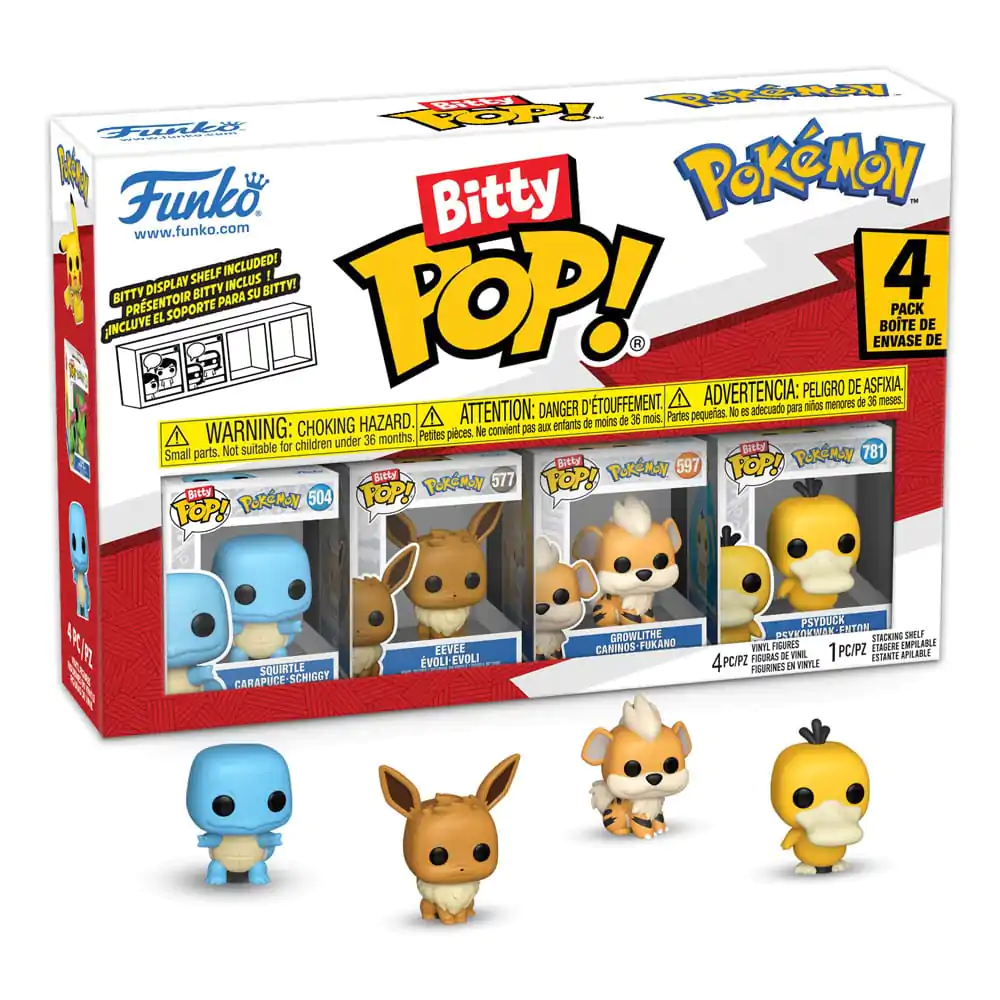 Bitty Funko POP Pokemon Vinyl Figure 4-Pack figura - Squirtle fotografija proizvoda