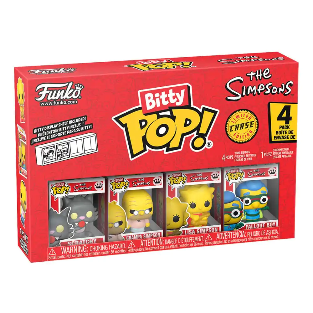 Bitty Funko POP The Simpsons Vinilna Figura 4-Pack Scratchy fotografija proizvoda