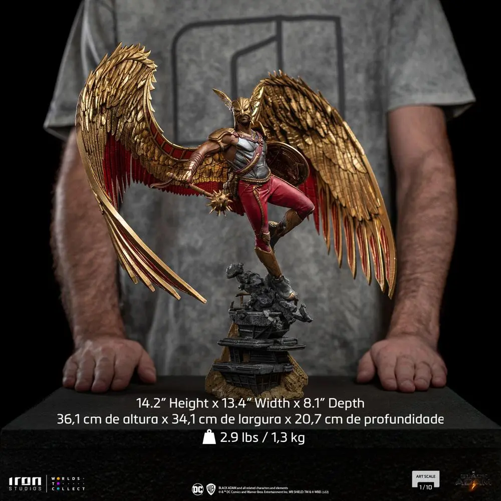 Black Adam Art Scale Kip 1/10 Hawkman 36 cm fotografija proizvoda