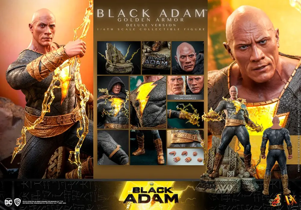 Black Adam DX akcijska figura 1/6 Black Adam (Golden Armor) Deluxe verzija 33 cm fotografija proizvoda