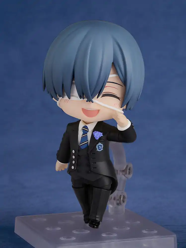 Black Butler: Boarding School Arc Nendoroid akcijska figura Ciel Phantomhive: Sapphire Owl verzija 10 cm fotografija proizvoda