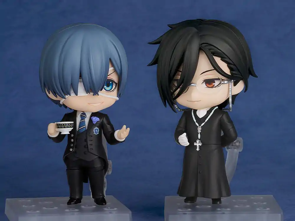 Black Butler: Boarding School Arc Nendoroid akcijska figura Ciel Phantomhive: Sapphire Owl verzija 10 cm fotografija proizvoda