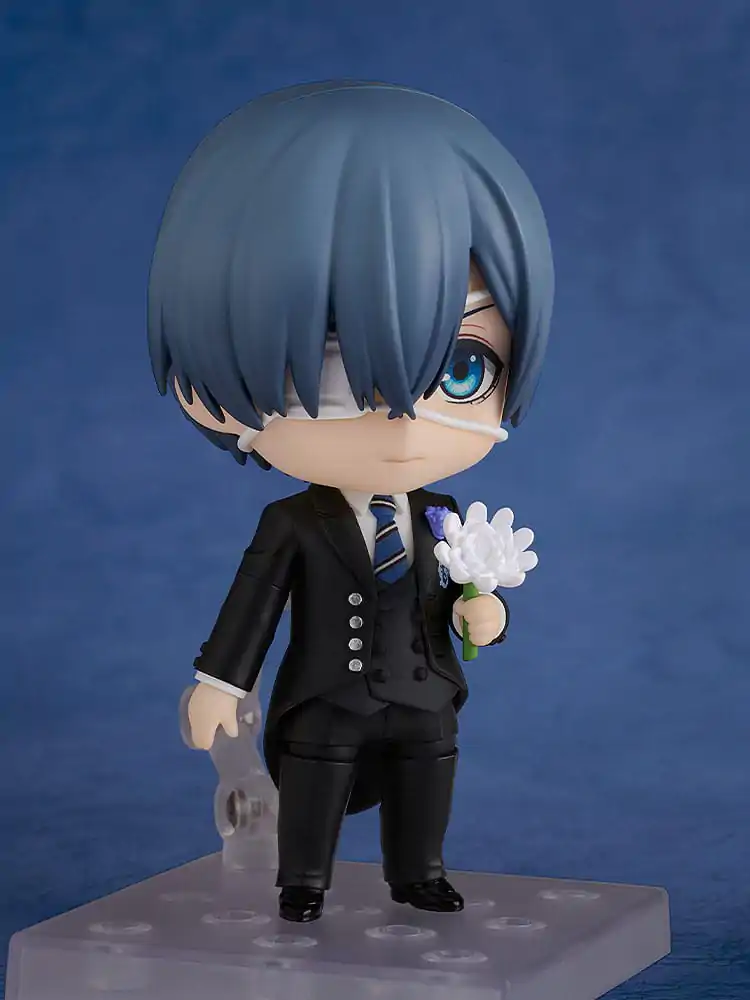 Black Butler: Boarding School Arc Nendoroid akcijska figura Ciel Phantomhive: Sapphire Owl verzija 10 cm fotografija proizvoda