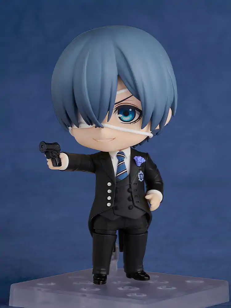 Black Butler: Boarding School Arc Nendoroid akcijska figura Ciel Phantomhive: Sapphire Owl verzija 10 cm fotografija proizvoda