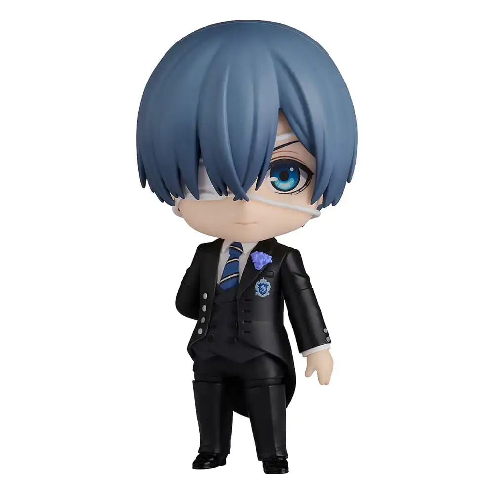 Black Butler: Boarding School Arc Nendoroid akcijska figura Ciel Phantomhive: Sapphire Owl verzija 10 cm fotografija proizvoda