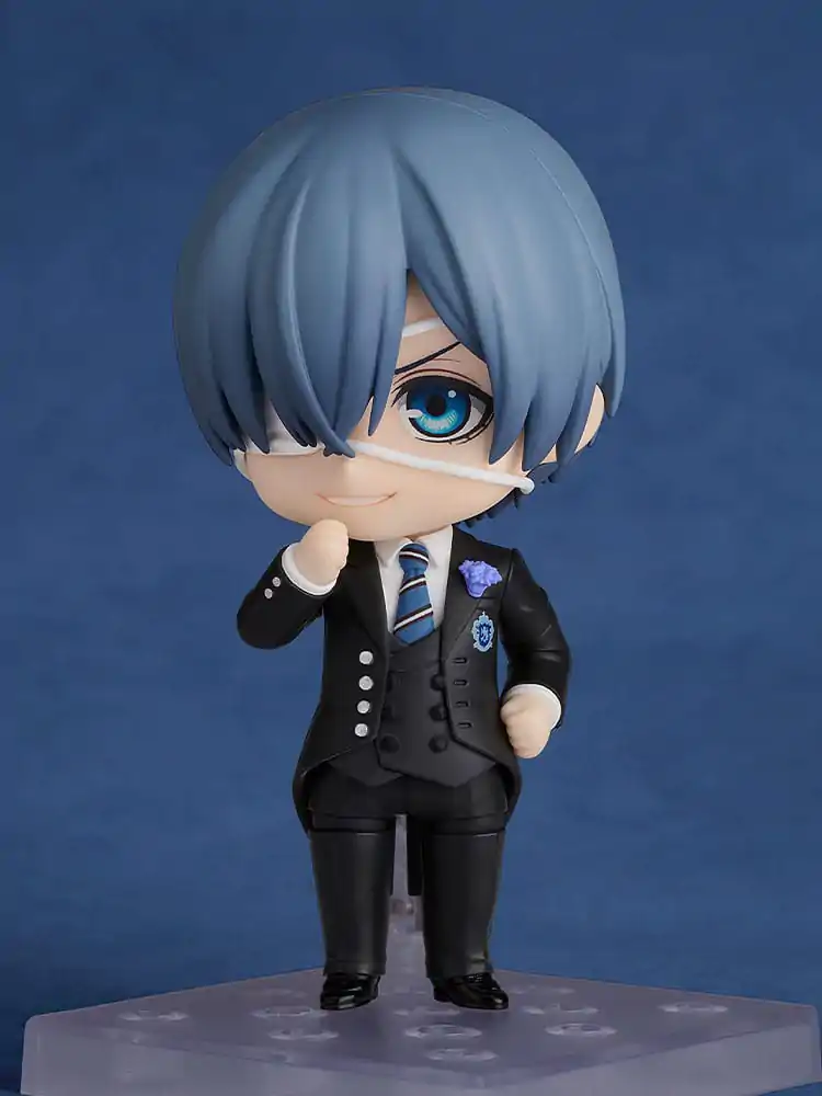 Black Butler: Boarding School Arc Nendoroid akcijska figura Ciel Phantomhive: Sapphire Owl verzija 10 cm fotografija proizvoda