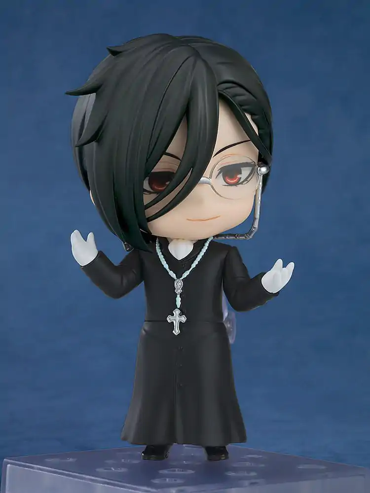 Black Butler: Boarding School Arc Nendoroid akcijska figura Sebastian Michaelis: Sapphire Owl Ver. 10 cm fotografija proizvoda