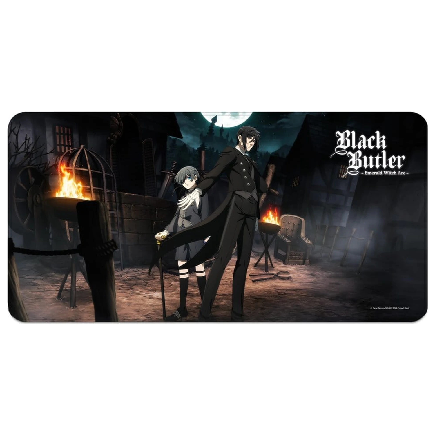 Black Butler: Emerald Witch Arc XXL podloga za miš Sebastian & Ciel 80 x 40 cm fotografija proizvoda