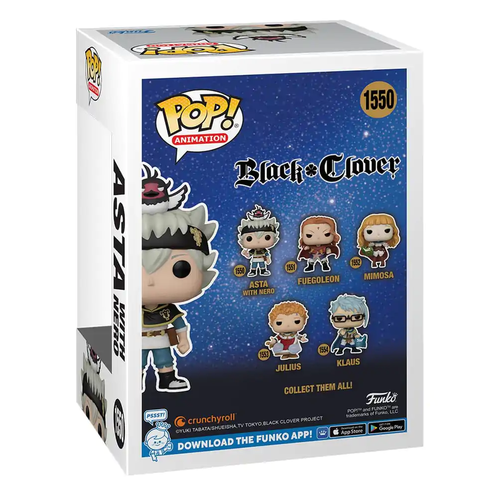 Black Clover POP! Animation Vinilna figura Asta s Nero 9 cm fotografija proizvoda