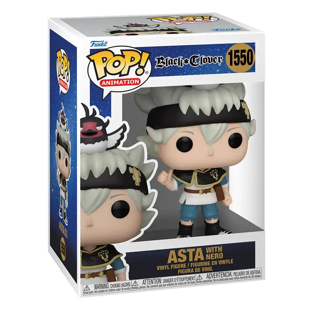 Black Clover POP! Animation Vinilna figura Asta s Nero 9 cm fotografija proizvoda