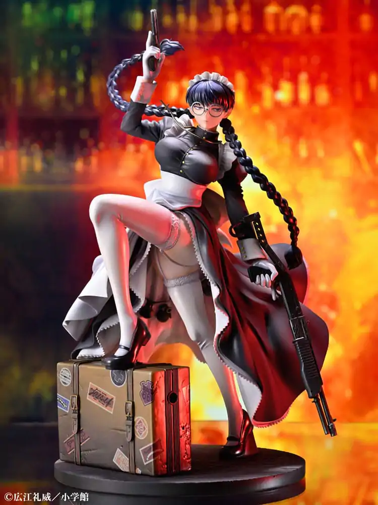 Black Lagoon PVC Kip 1/7 Roberta Sluškinja noćnih mora Ver. 29 cm fotografija proizvoda