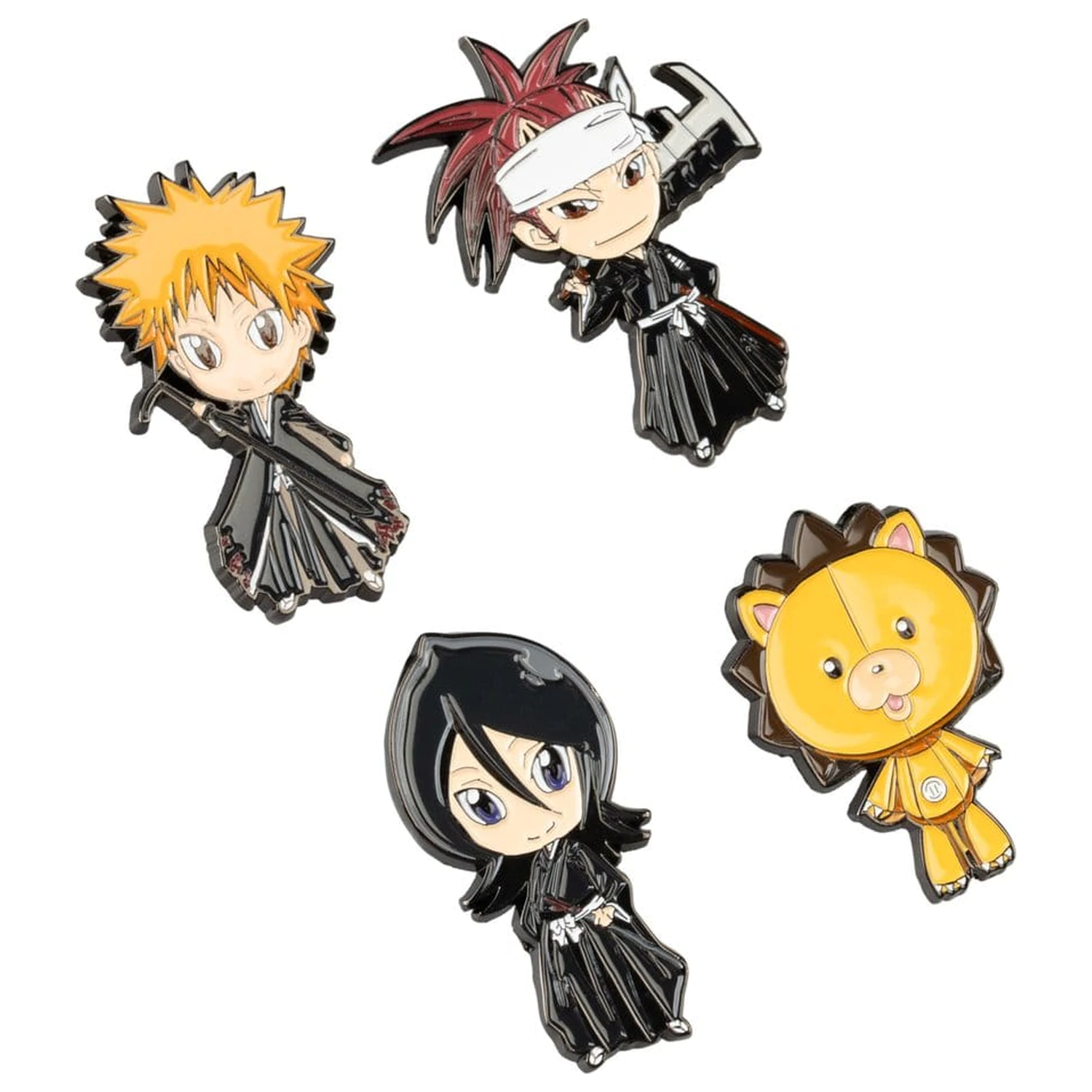 Bleach Set od 4 pribadače / bedža fotografija proizvoda