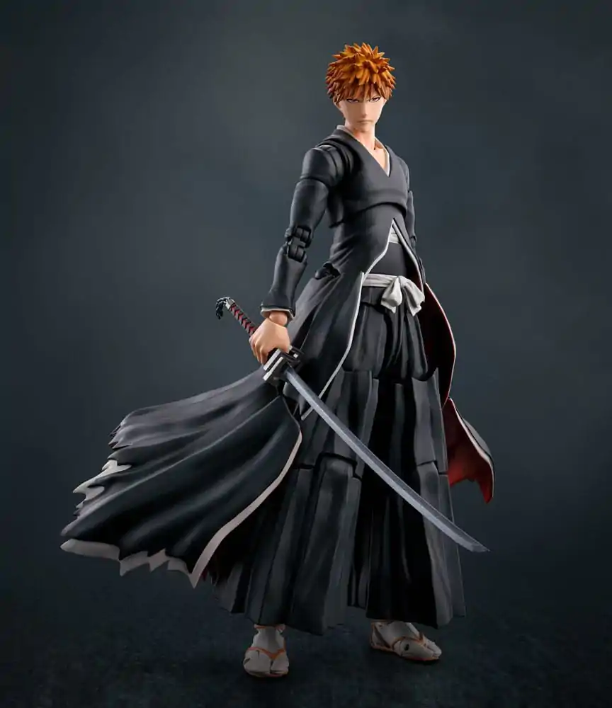 Bleach S.H. Figuarts akcijska figura Ichigo Kurosaki Getsugatensho 15 cm fotografija proizvoda