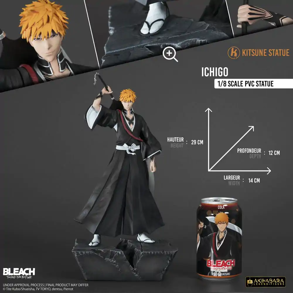 Bleach: Thousand-Year Blood War Figura PVC Kip 1/8 Ichigo 29 cm fotografija proizvoda