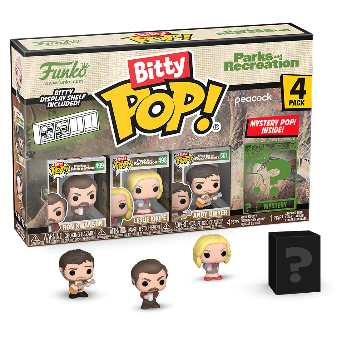 Blister pakiranje 4 figure Bitty Funko POP Park and Recreation Ron fotografija proizvoda