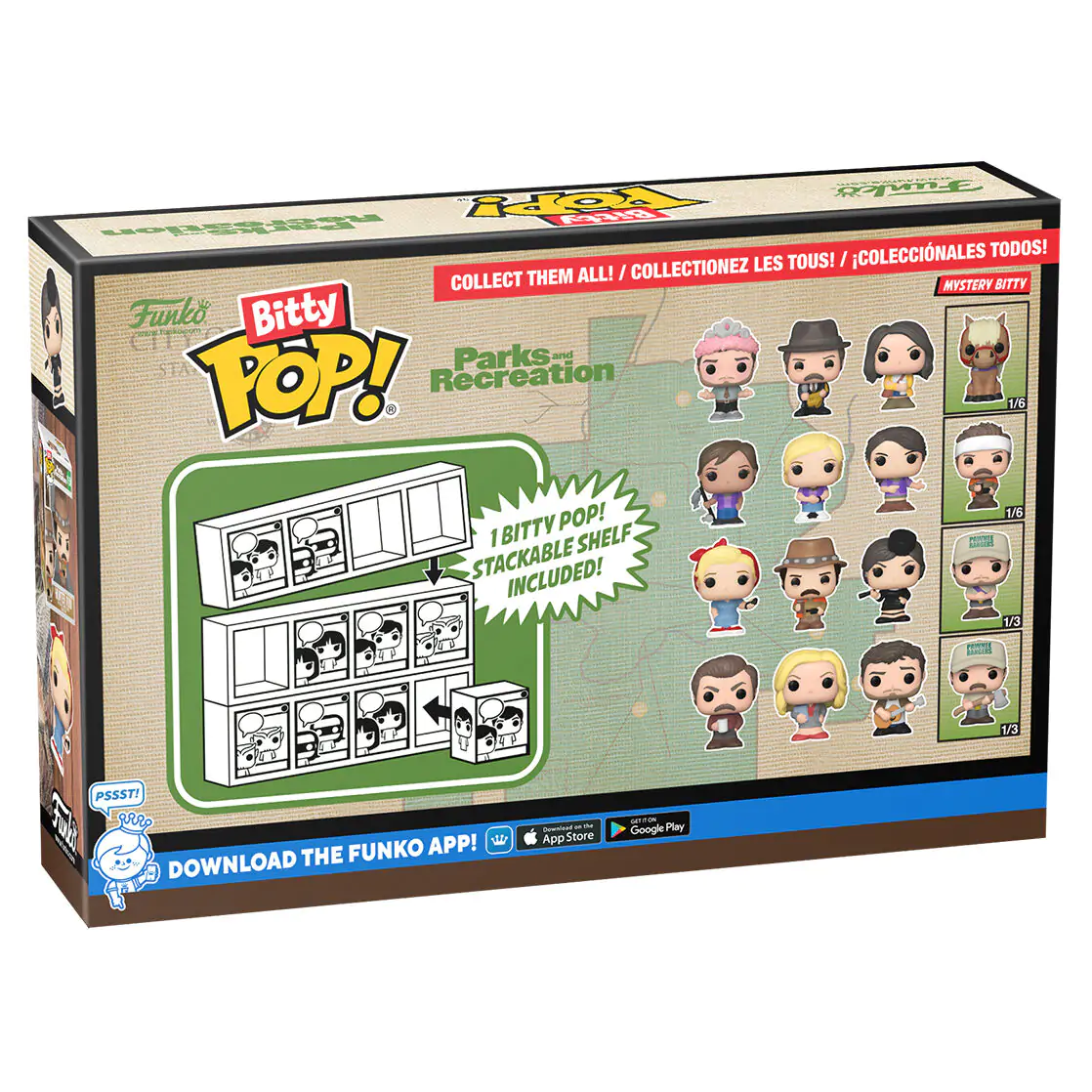 Blister pakiranje 4 figure Bitty Funko POP Park and Recreation Ron fotografija proizvoda