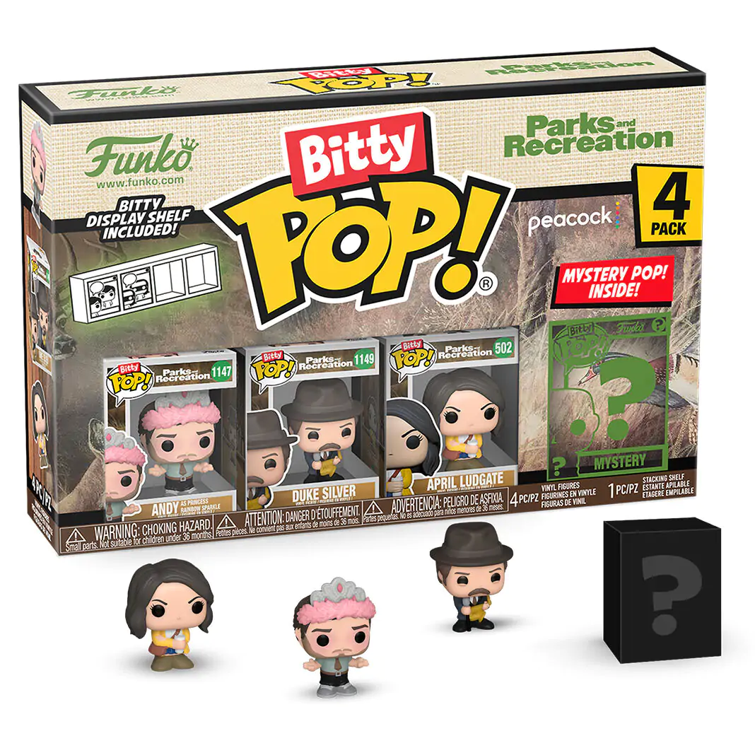 Blister 4 figure Bitty Funko POP Park and Recreation Andy fotografija proizvoda