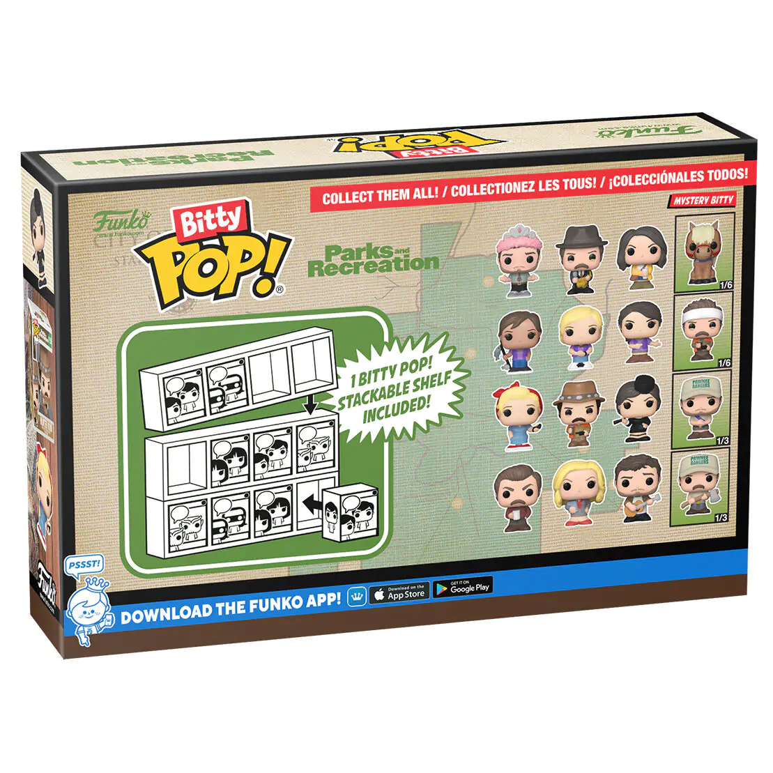 Blister 4 figure Bitty Funko POP Park and Recreation Andy fotografija proizvoda