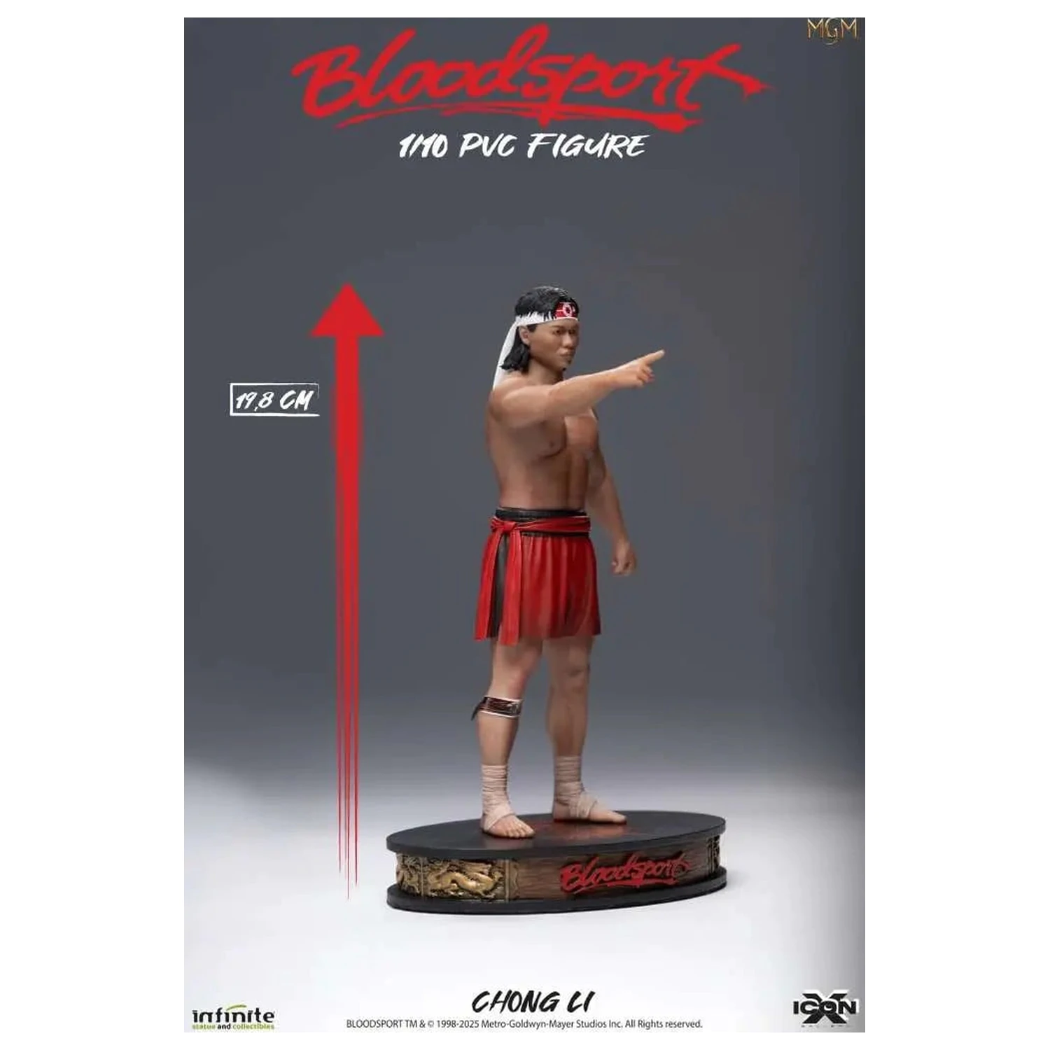 Bloodsport Chong Li figura 1/10 Icon X 19.8cm fotografija proizvoda