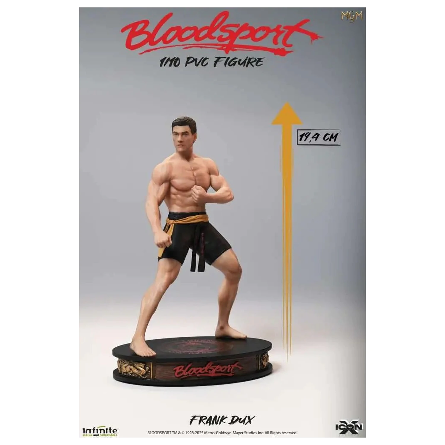 BLOODSPORT Frank Dux Figura 1/10 Icon X 19.4 cm fotografija proizvoda