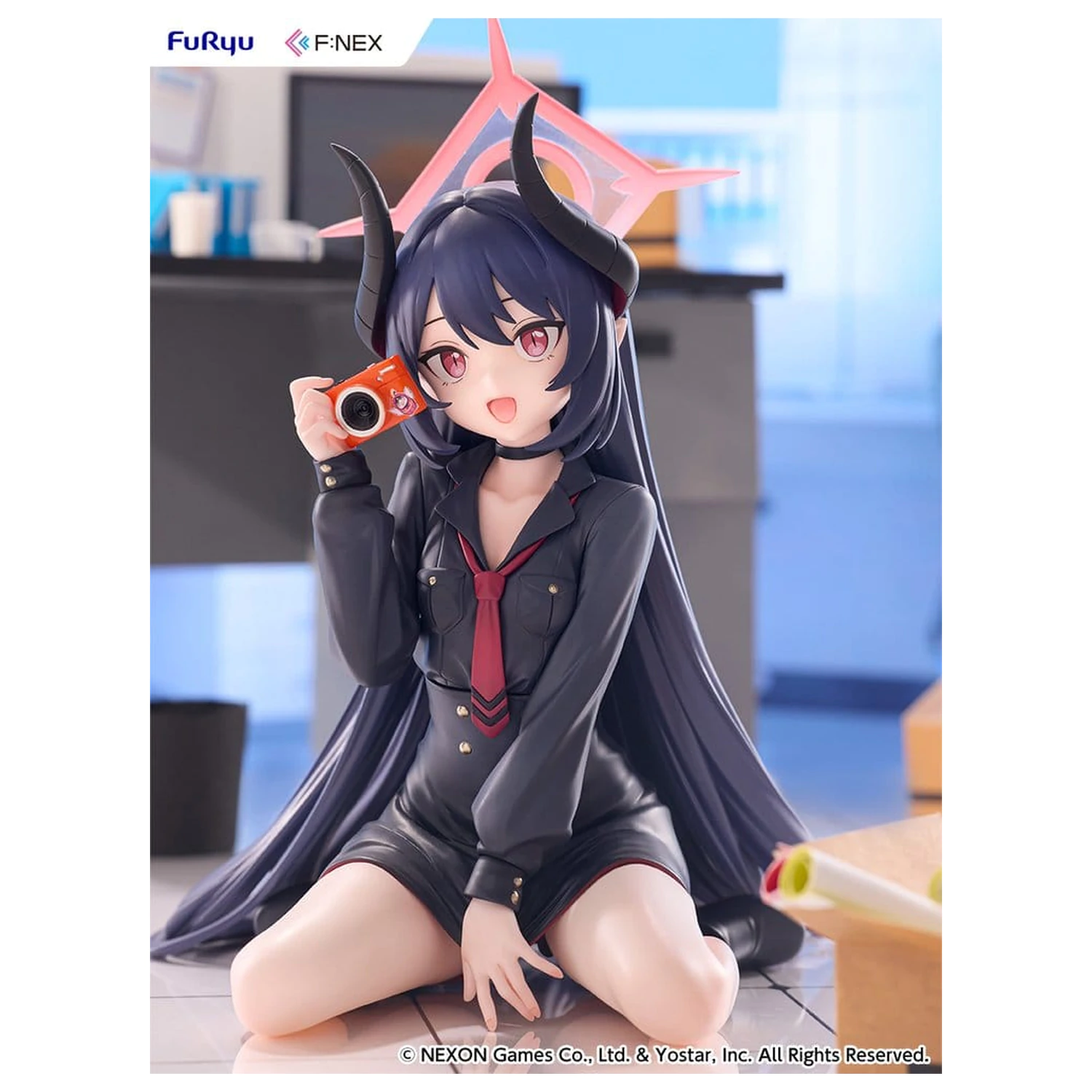 Blue Archive F:NEX PVC figura 1/7 Chiaki Memorial lobby Ver. 38 cm fotografija proizvoda